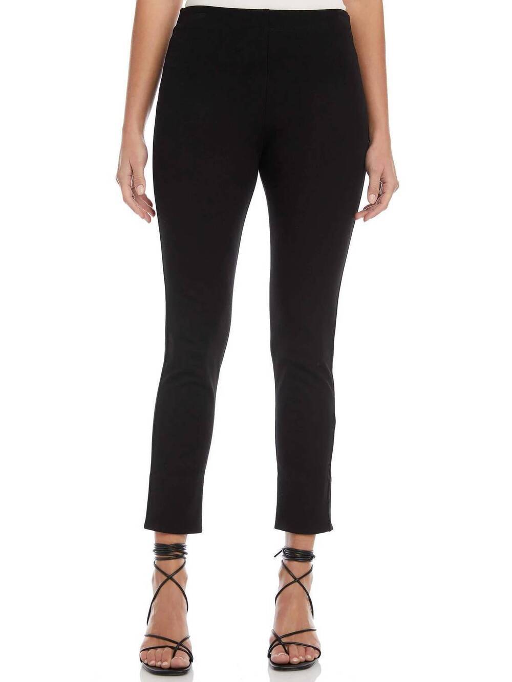 NEW FIFTEEN TWENTY ankle slit pants in black
